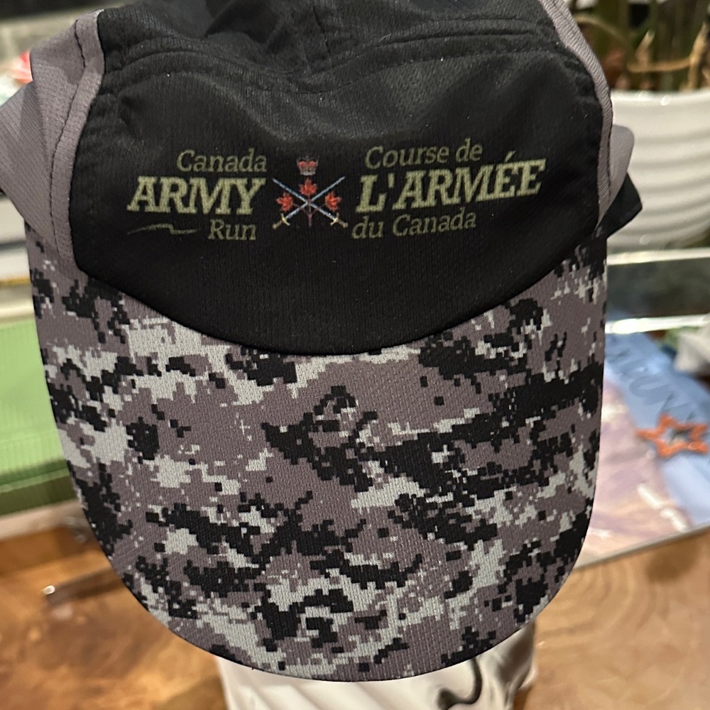 Black and Gray Adjustable Cap